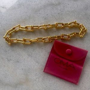 Gold choker 18”